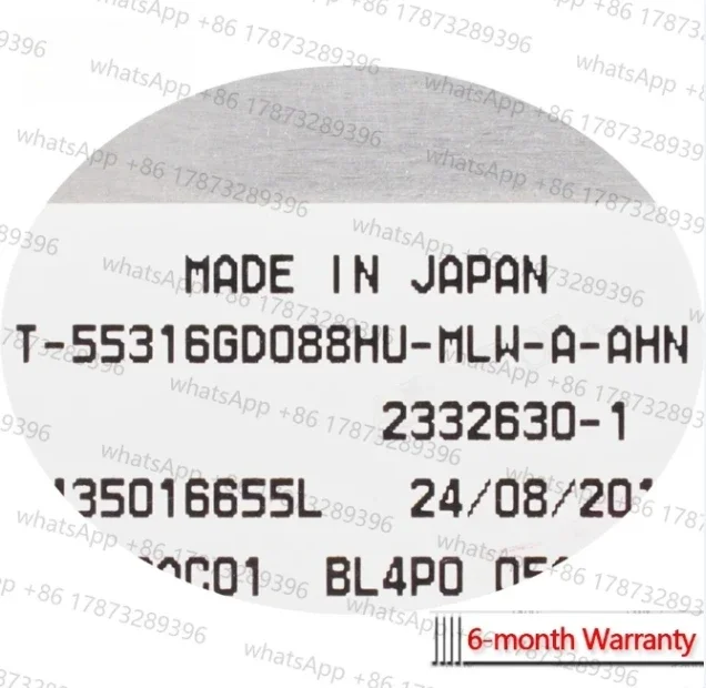Display LCD para painel de exibição LCD T-55316GD088HU-MLW-A-AHN T-55316GD088HU-MLW-A-AND