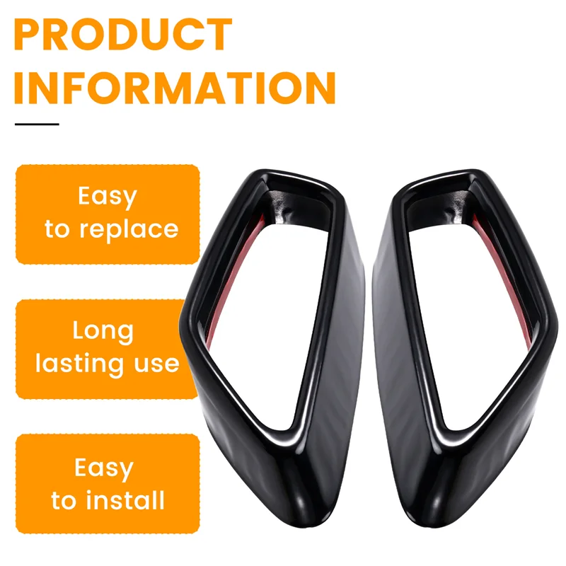 

A11M-Stainless Steel Car Exhaust Pipe Cover Exterior Modification Car Accessories For BMW 5 Series G30 G38 2018-2022