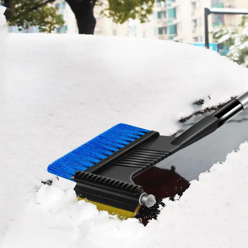 Pelle à neige et grattoir à glace d'hiver pour voiture, brosse de balayage, livres de pare-brise de fenêtre, outil de retrait