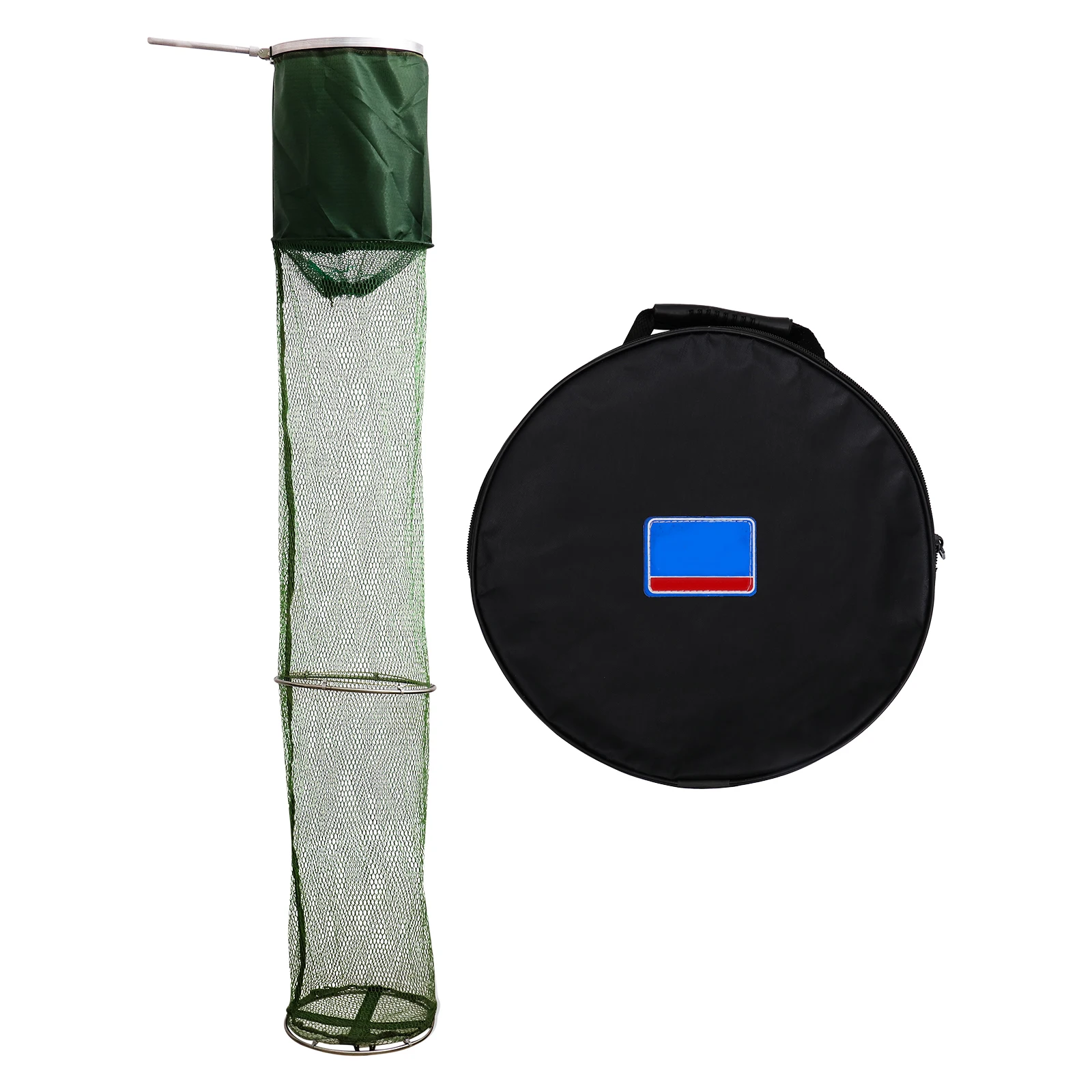 

Fishing Landing Net Foldable Hand Woven Nylon Net Lightweight Durable for Boat Fishing Landing Mesh Basket