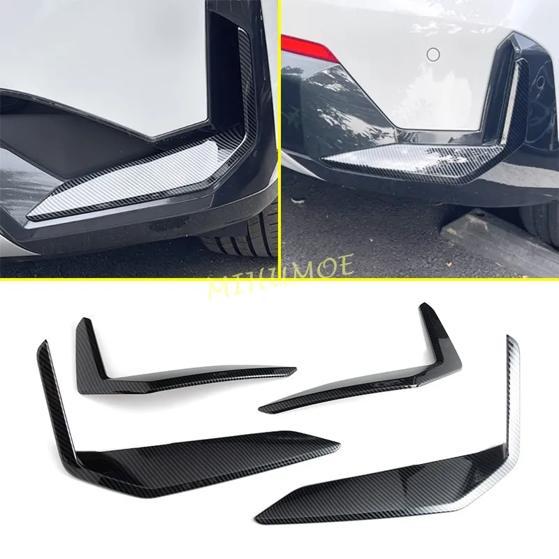 

Carbon Fiber Look Front Rear Bumper Air Vent Splitter Lip Fog Lamp Grille Trim For BMW X1 iX1 2026 2025 2024 2023 Accessories