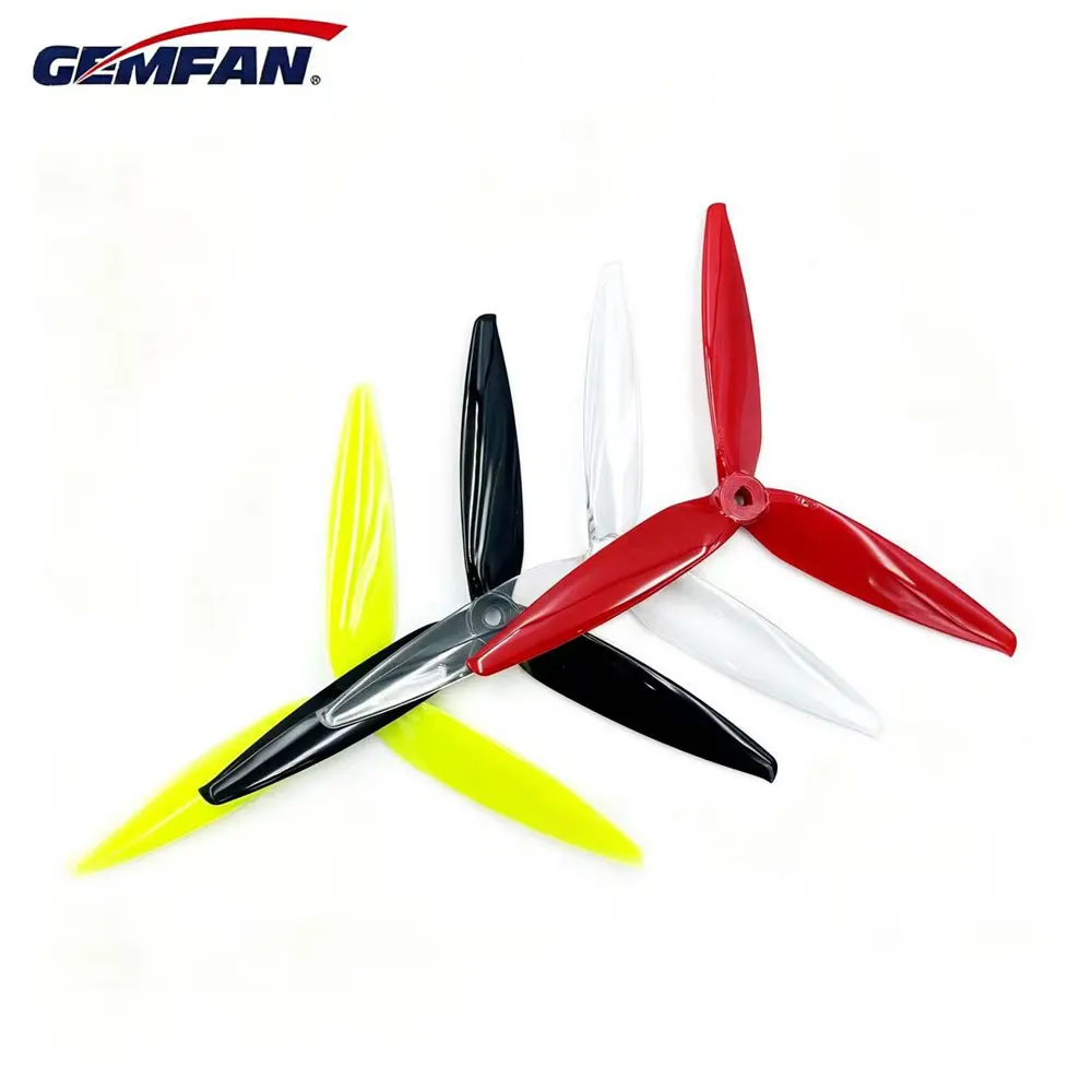 2 Pairs 4Pcs 4 Colors Gemfan 7040 7.0x4.0 FPV PC 3 Propeller Prop Blade CW CCW Shaft Through The Machine More Special Motor 2407