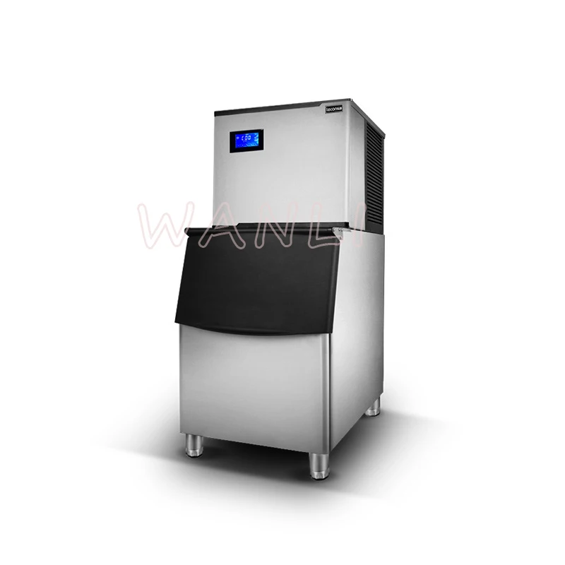 

220V Commercial Ice machine Large Tea Shop 200 kg Large Output Automatic Large Capacity Ice Machine Ice Maker