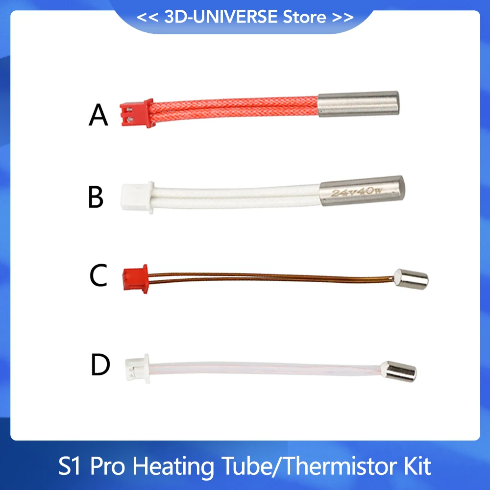 CREALITY Heating Tube Kit Thermistor Kit 24V 40W For Ender-3 S1 Pro 3D Printer