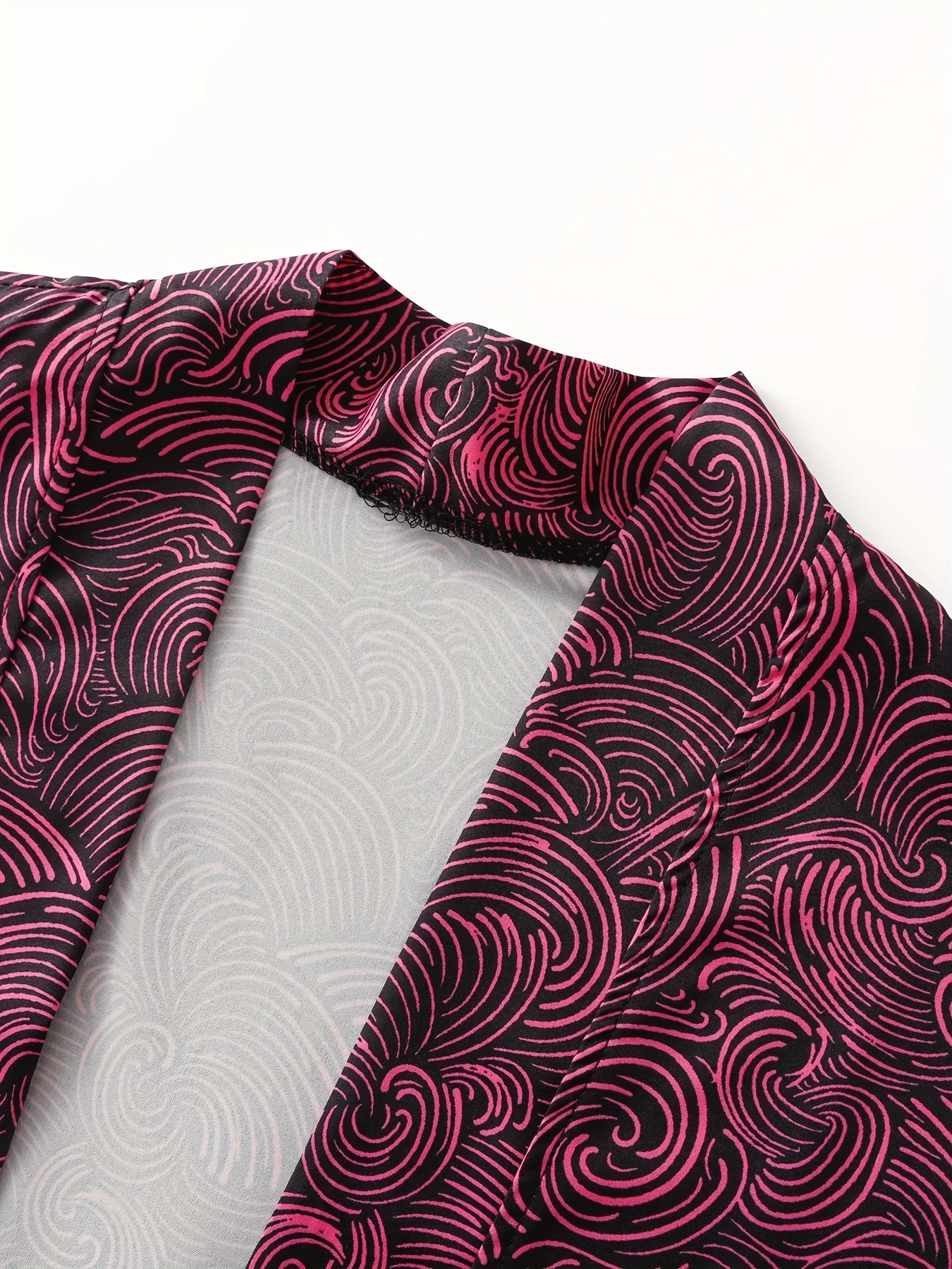 2026 Summer Men's Kimono 3D Printed Design Breathable Lightweight Casual Fashion Outdoor Street Men's Clothing
