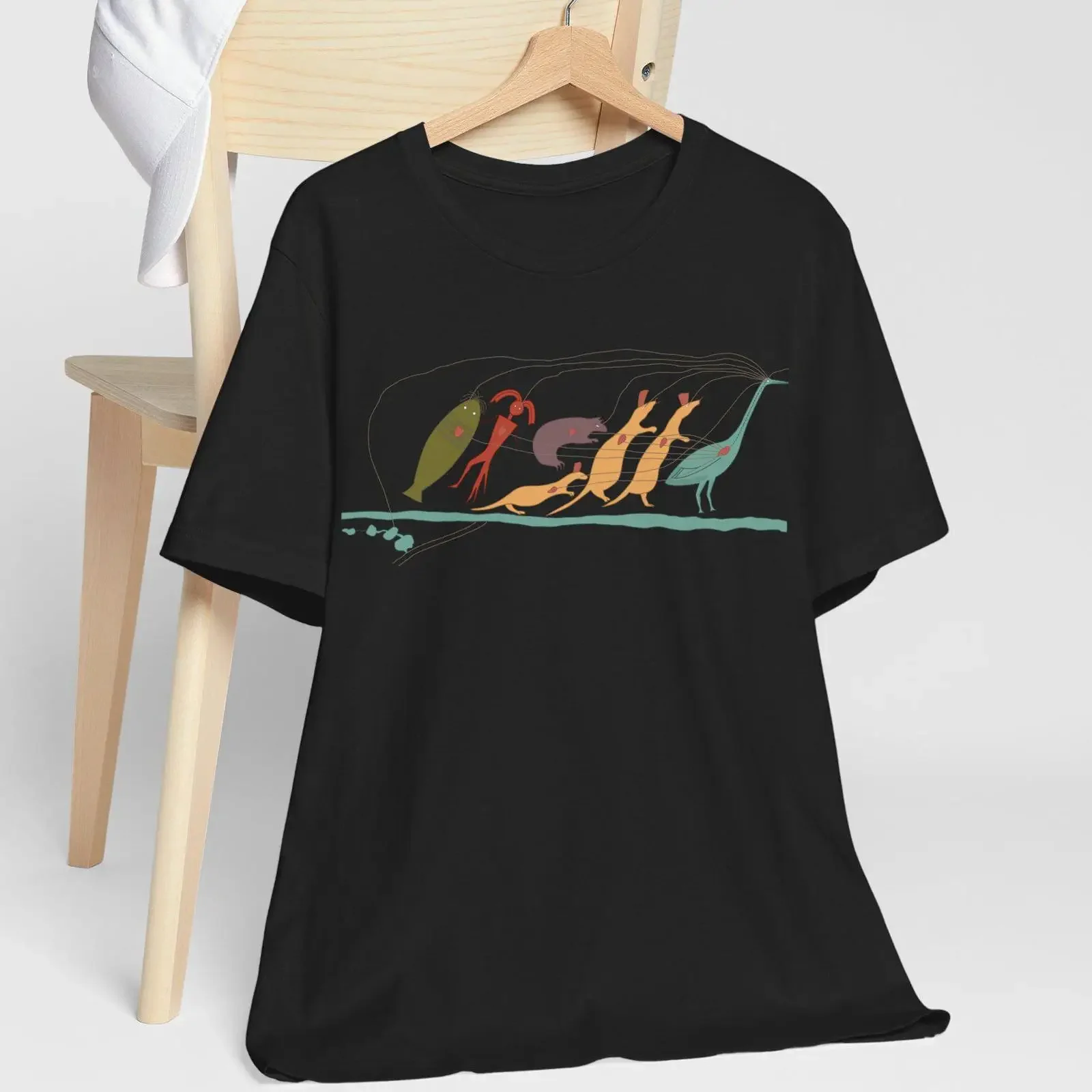 Chippewa Chiefs Petition T Shirt Seth Eastman 1800s Tribe Totems  vintage Washed homme fashion designer clothes streetwear