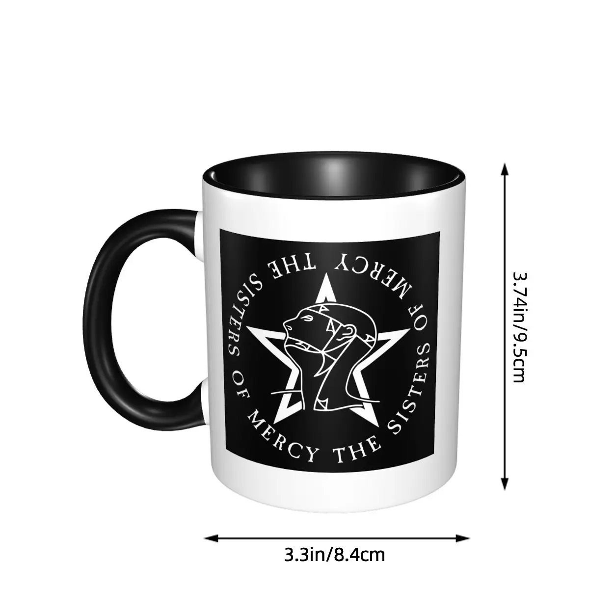 جولة النص شعار القوطي أخوات الرحمة القدح مضحك أكواب القهوة السيراميك أكواب الشاي كوب حليب درينكوير هدايا للمرأة رجل