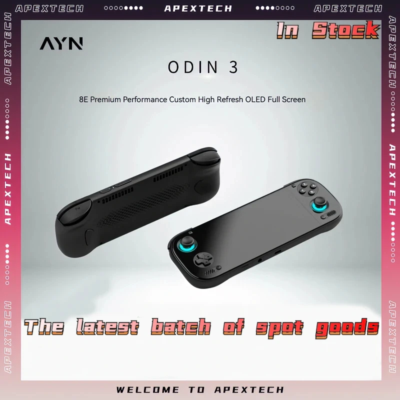 

Портативная игровая консоль AYN Odin 3 на Snapdragon 8 Elite, 6-дюймовый AMOLED-дисплей 120 Гц, аккумулятор 8000 мАч, джойстики с датчиками Холла, Android 15