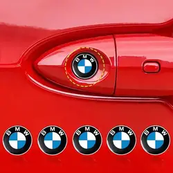 2PCS Car Door Lock Keyhole Protection Stickers Emblem For BMW M Power Performance F10 F31 E36 E39 E87 E90 X3 X5 E46 E92 G20 G30