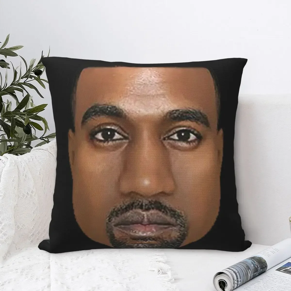 Kanye West Meme Square Pillow Covers Living Room Cushion Cover Creative Home Decoration Pillowcase 45*45