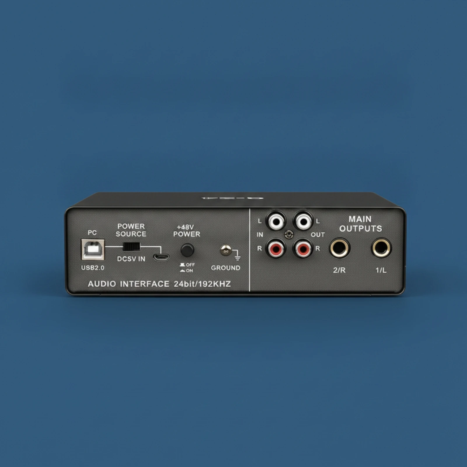 USB Audio Interface Loopback External Audio Interface Sound Card High Resolution Driver-Driverless for Streamers