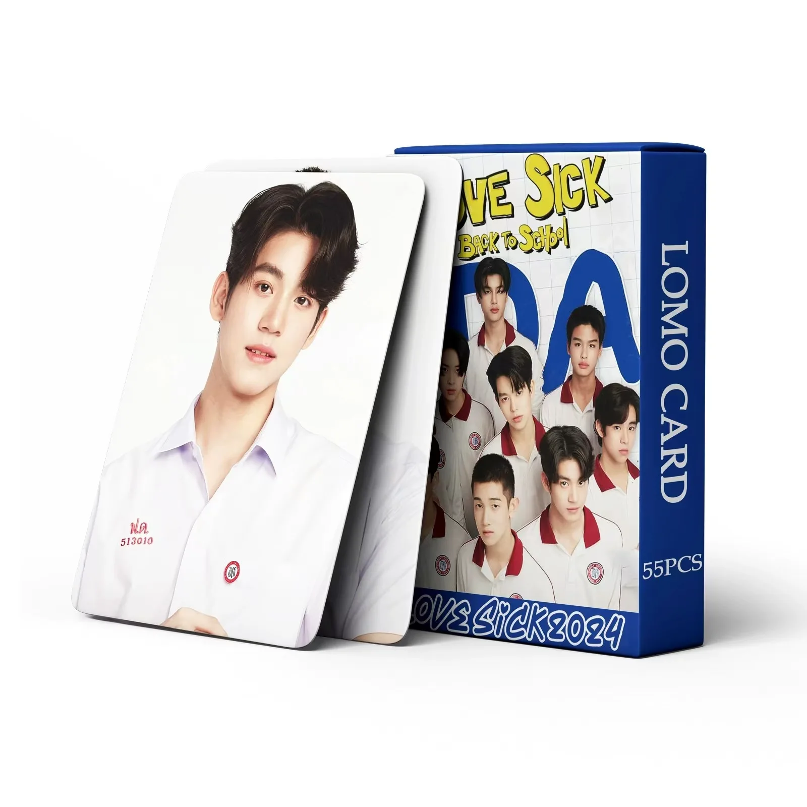 

55pcs/set LOVESICK 2024 Album Small Card ALMOND PROGRESS For Love Thai Drama LOMO Card Postcard Fan Collection Photo Card