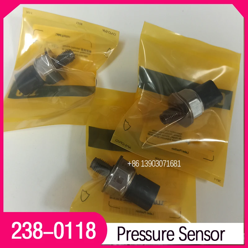 Fuel Rail Pressure Sensor 238-0118 5PP4-1 2380118 for Caterpillar- 312D 313D 319D 320D C4.2 C6.4 3066