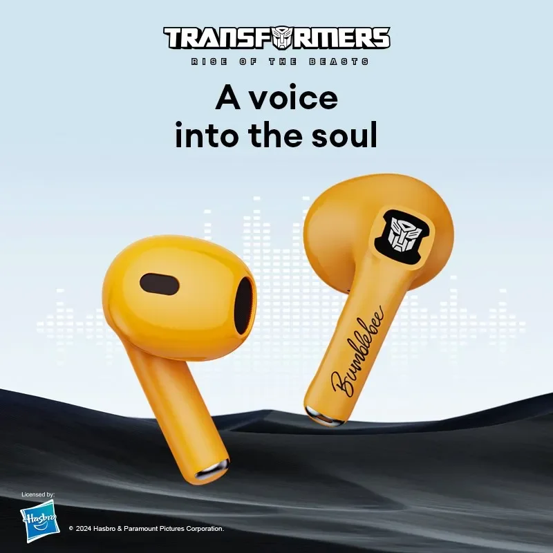 100% Original TRANSFORMERS TF-T23 TWS Bluetooth 5.4 Gaming Earphones Headphones Music Dual Mode Earbuds Choice High Quality