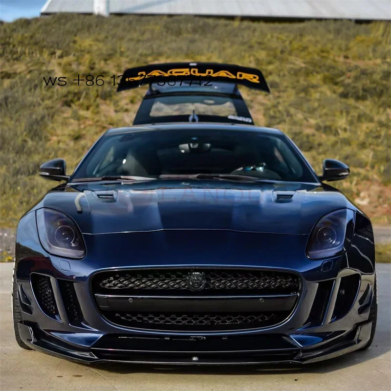 

Carbon Fiber Car Accessories 2014-2018 F-Type Front Bumper Lip 3.0 5.0