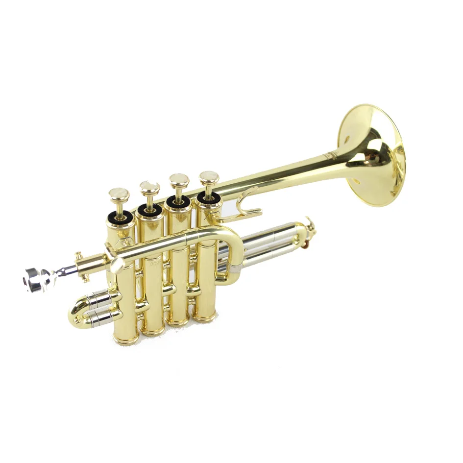 Hot Sell B Flat 4 Key Brass Trumpet for Beginners Student