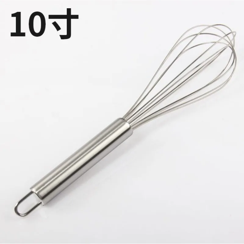 6/8/10/12 Inch Stainless Steel Egg Stirring Balloon Whisk Manual Beater Mixer Kitchen Baking Utensil Cream Butter