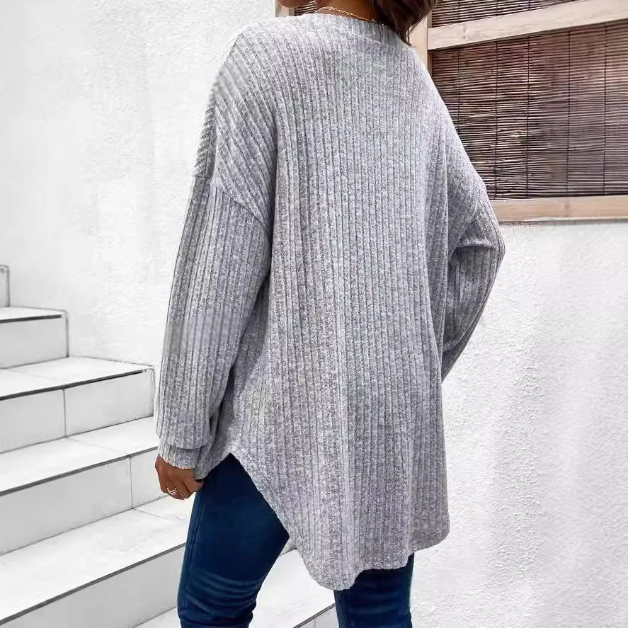 American Vintage Casual Style Thin Knitted Cardigan Maternity V Neck Button Open Loose Sweaters for Pregnant Women Pregnancy Top