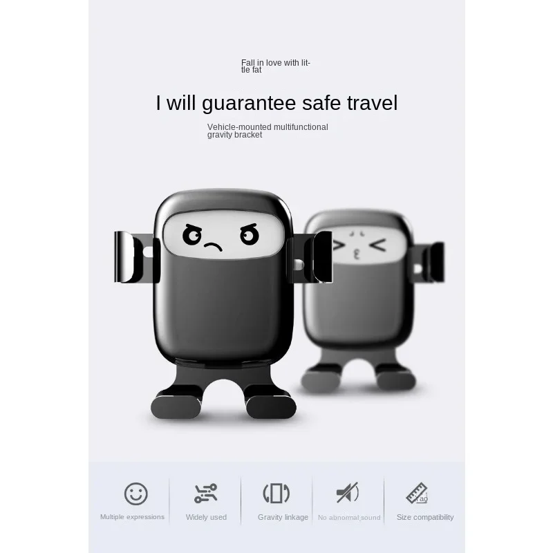 

Креативный автомобильный держатель для телефона с мультяшным рисунком — регулируемое крепление для вентиляционного отверстия для GPS-навигации и вождения без помощи рук