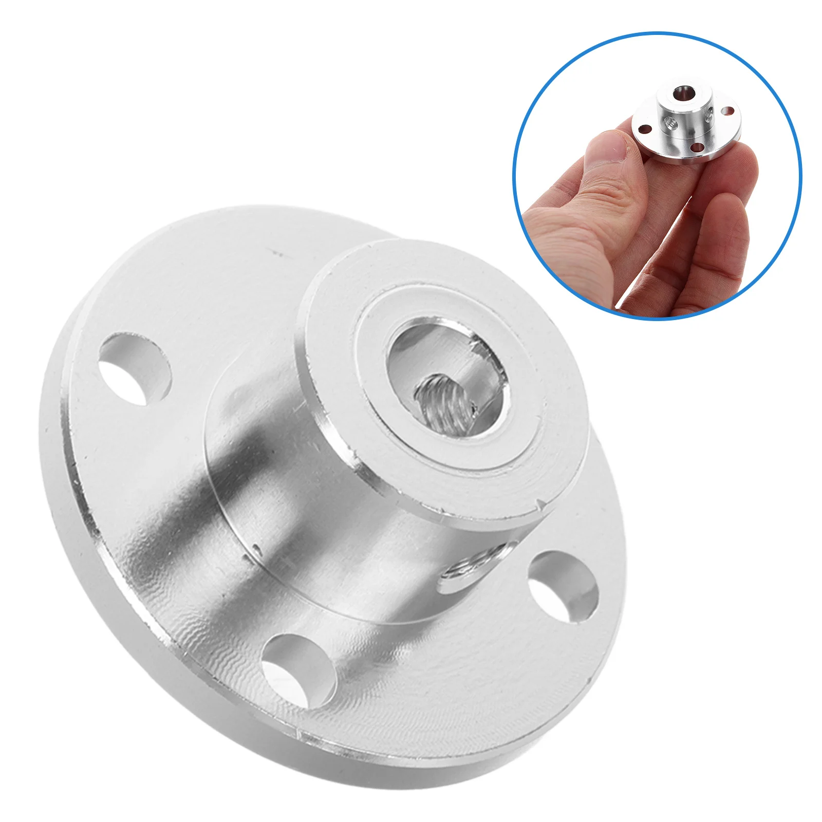 High Strength Aluminum Alloy Rigid Flange Coupling Compact Design For Stable Transmission Industrial Machinery Shaft Coupler