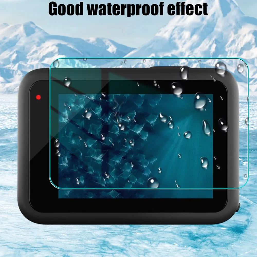 Закаленное стекло 9 в 1, легко устанавливаемые защитные пленки для экрана для GoPro Hero 13 12 11 10 9, защитные пленки для объектива камеры, полнопокрывающие пленки