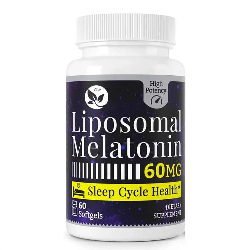 Melatonin 60mg - Faster Sleep, Longer Duration, High Dose, 60 Capsules