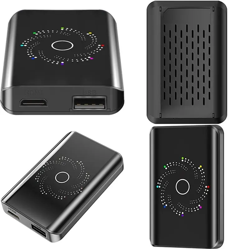 Universal Ai Box Android 14.0 Carplay Wired/Wireless Auto USB WIFI Adapter Tvbox Plug And Play
