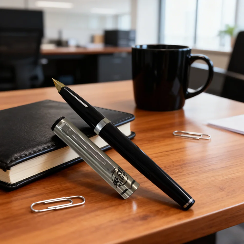Bolígrafo de práctica Retro Hero 240, punta clásica de iridio para avión, cuerpo ligero, pluma estilográfica de escritura suave para uso diario