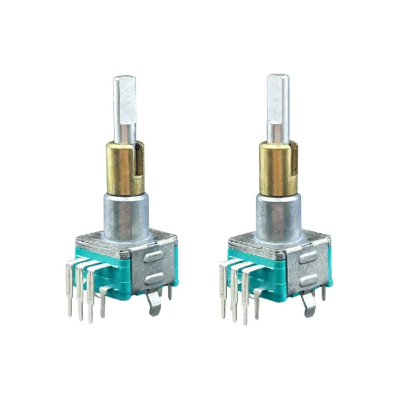 EC11T Dual-axis Rotary Encoder with Push Switch 15 Pulses 30-bit Dual Multi-turn