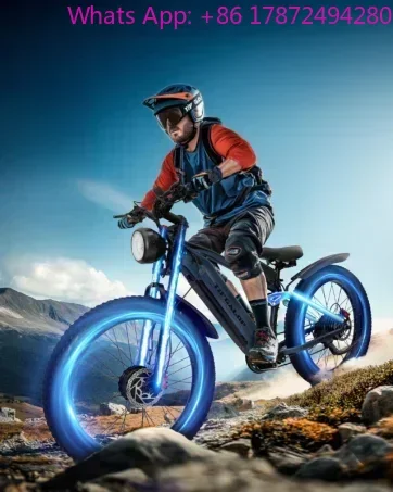 52V 22AH maximum speed 60km/h 26*4.0 tire hot ES28full suspension hydraulic braking 2000W