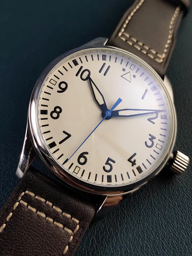 Men's 40mm Vakuy Quartz Watch, Pilot Style, Japanese VH31 Movement, Sweeping Seconds, Luminous, No Date, Three-Hand, Waterproof - view 3