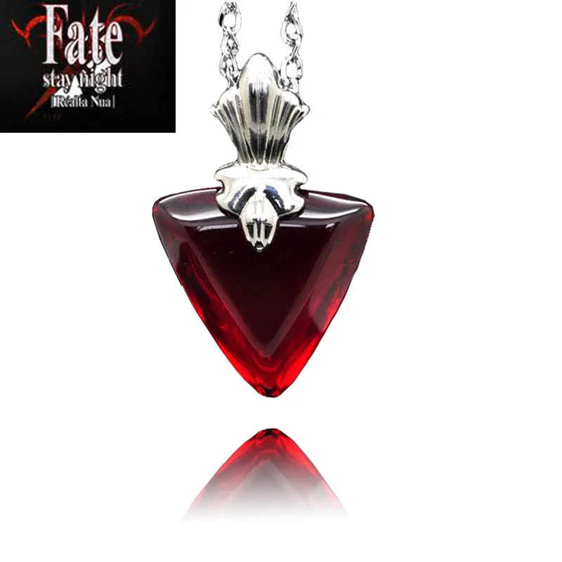 Japanese Anime Fate/stay Night Tohsaka Rin Necklace Pendants Cosplay Costumes Jewelry Accessories Prop Fans Gift