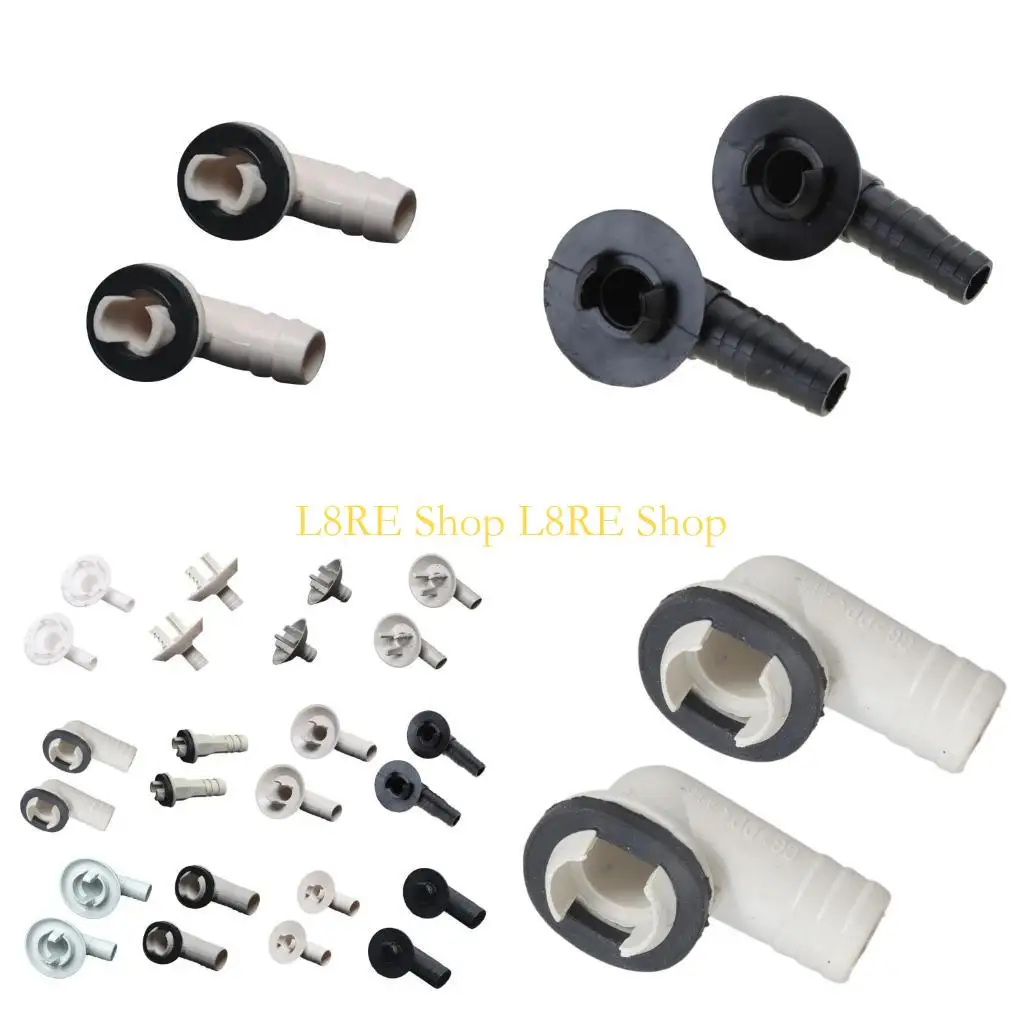 L8RE 2pcs Air Conditioner Drain Connector External Unit Spout Connector Durable