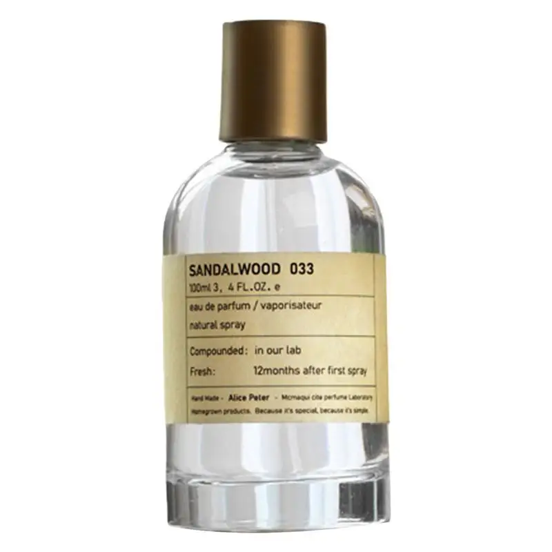 Sandalwood Bergamot Perfume 100ml Women Long-lasting Light Fragrance Women Daily Travel Working Perfume Niche Fresh Perfume