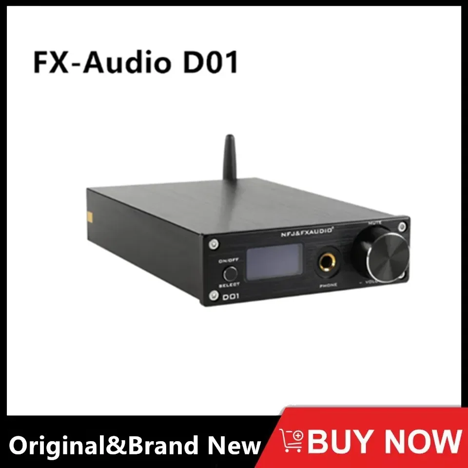 

FX-Audio D01 USB DAC Headphones Amplifier Bluetooth 5.0 ES9038Q2M 32Bit 768kHz DSD512 XU208 Amplifier Line Out audio Decoder