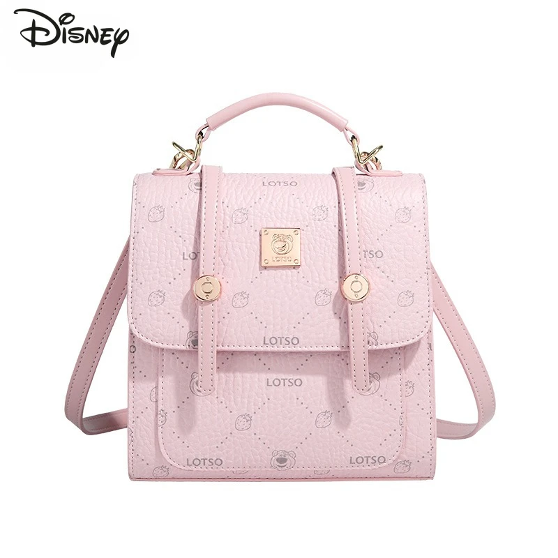 Disney Winnie The Poodle Neuer Damen-Rucksack, modischer, hochwertiger Rucksack im College-Stil, einfarbig, vielseitiger Mädchen-Rucksack