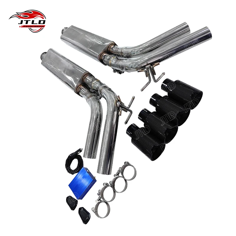حار بيع عالية الأداء 304SS نظام العادم Catback لمرسيدس بنز AMG G63 G500 G550 G-class W463A W464 2018 +