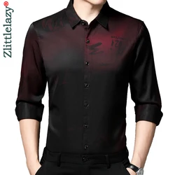 2022 brand designer letter mens shirts for men clothing korean fashion long sleeve shirt luxury dress casual clothes jersey 8211