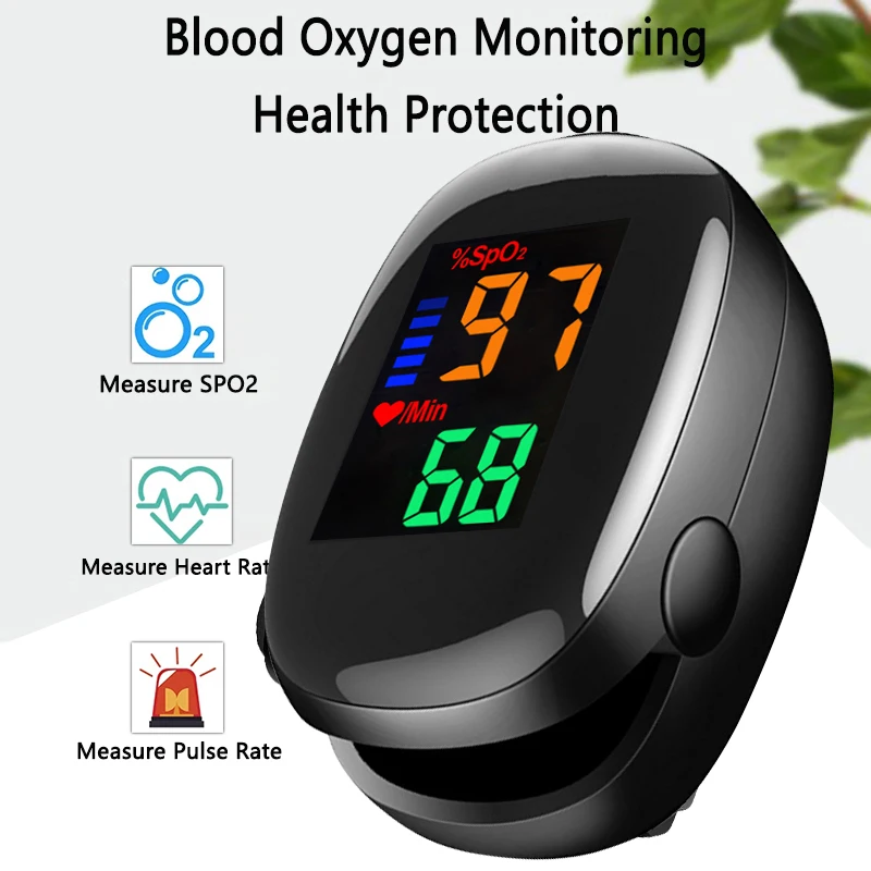Medical Temperature Infrared Thermometer Forehead Digital Non-contact Thermomete or Finger Blood oxygen saturation Oximeter LED