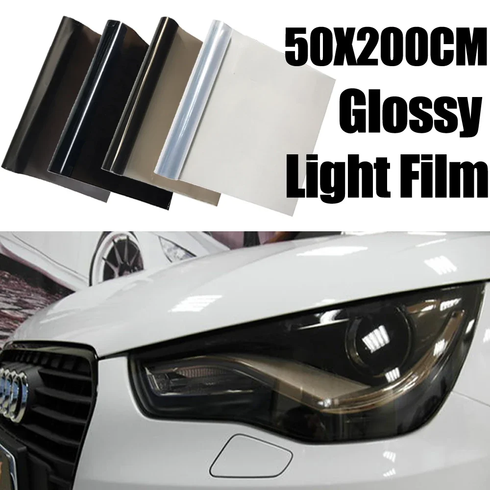 50*200Cm Lampu Depan Mobil Lampu Belakang Tinta Film Vinil Lampu Depan Foil Stiker Kualitas Premium Film Pada Lampu Aksesori Mobil