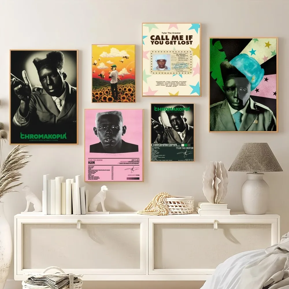 Singer T-Tyler the C-Creator C-Chromatopia Poster Prints Wall Painting Bedroom Living Room Decoration Office Small