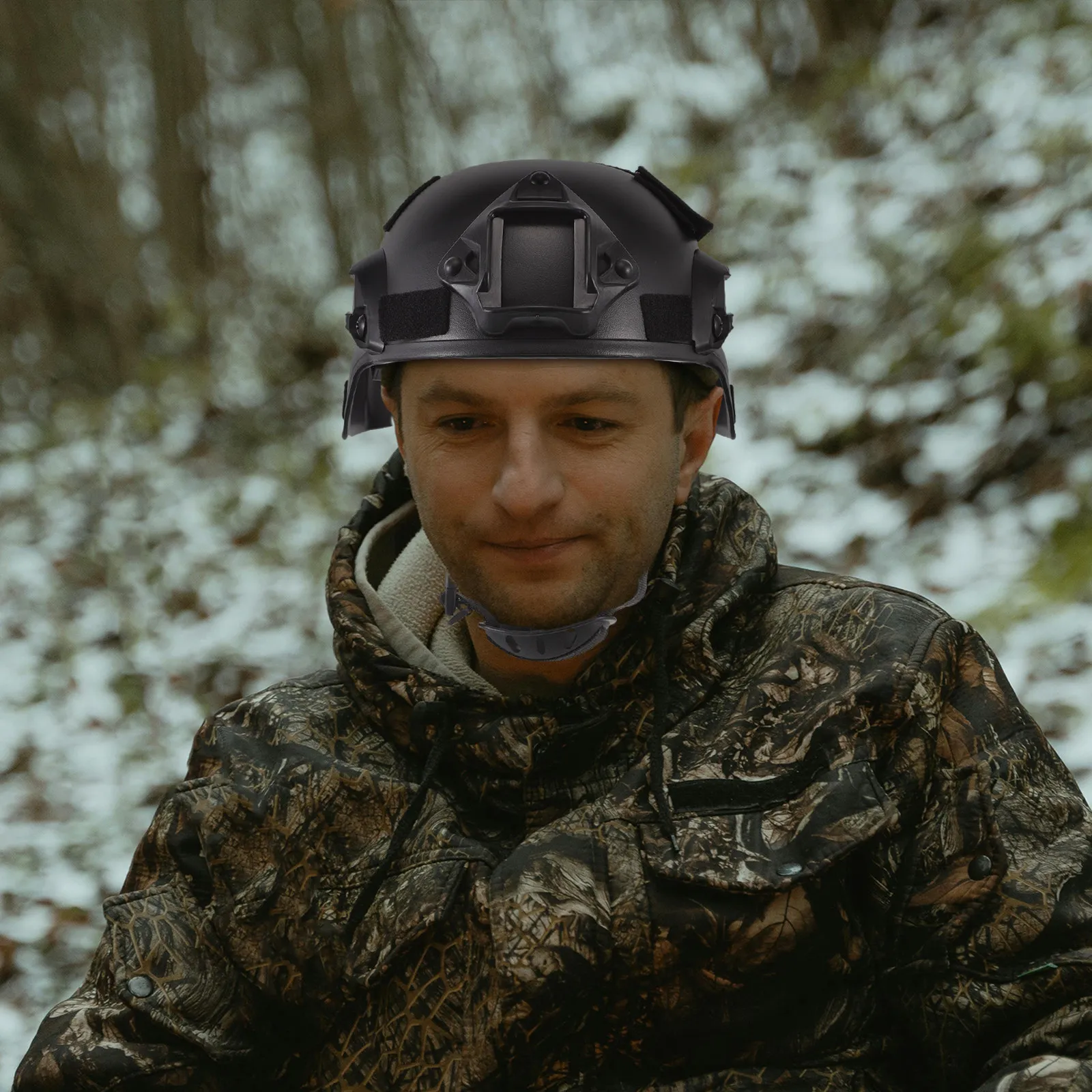 

Регулируемая легкая армейская кепка для косплея на открытом воздухе с ремешком на подбородок, снаряжение для выживания, защитная кепка для косплея на открытом воздухе