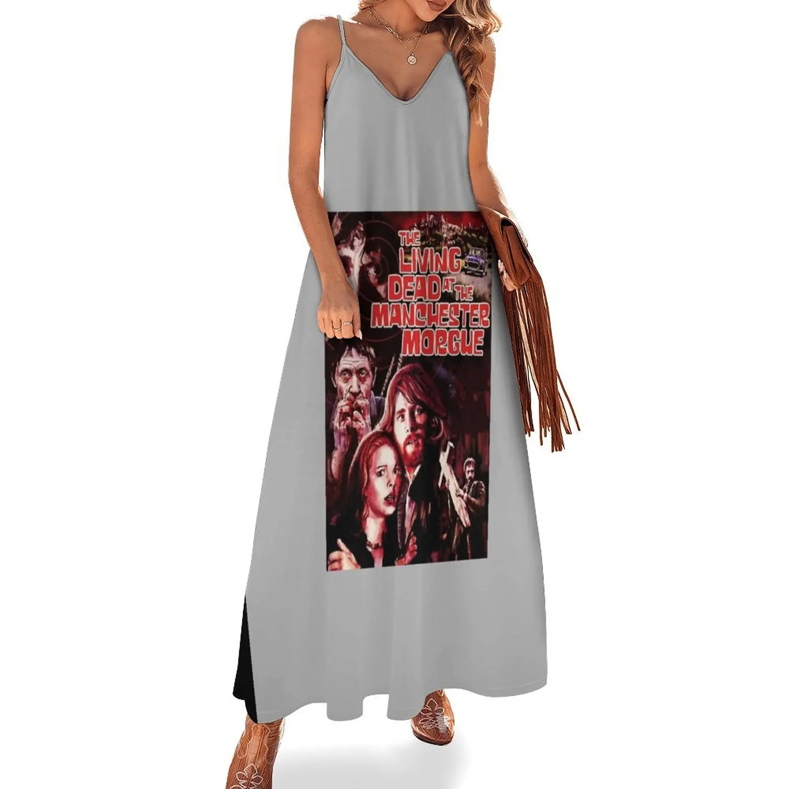 Needed Gifts lucio fulci movie The Living Dead At The Manchester Morgue Sleeveless Dress Women's summer long dress