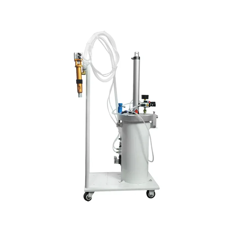 2600ML Pressure Bucket Manual Silicone Dispensing Machine Large Flow Glue  Cart Semi-automatic Quantitative Glue Beater