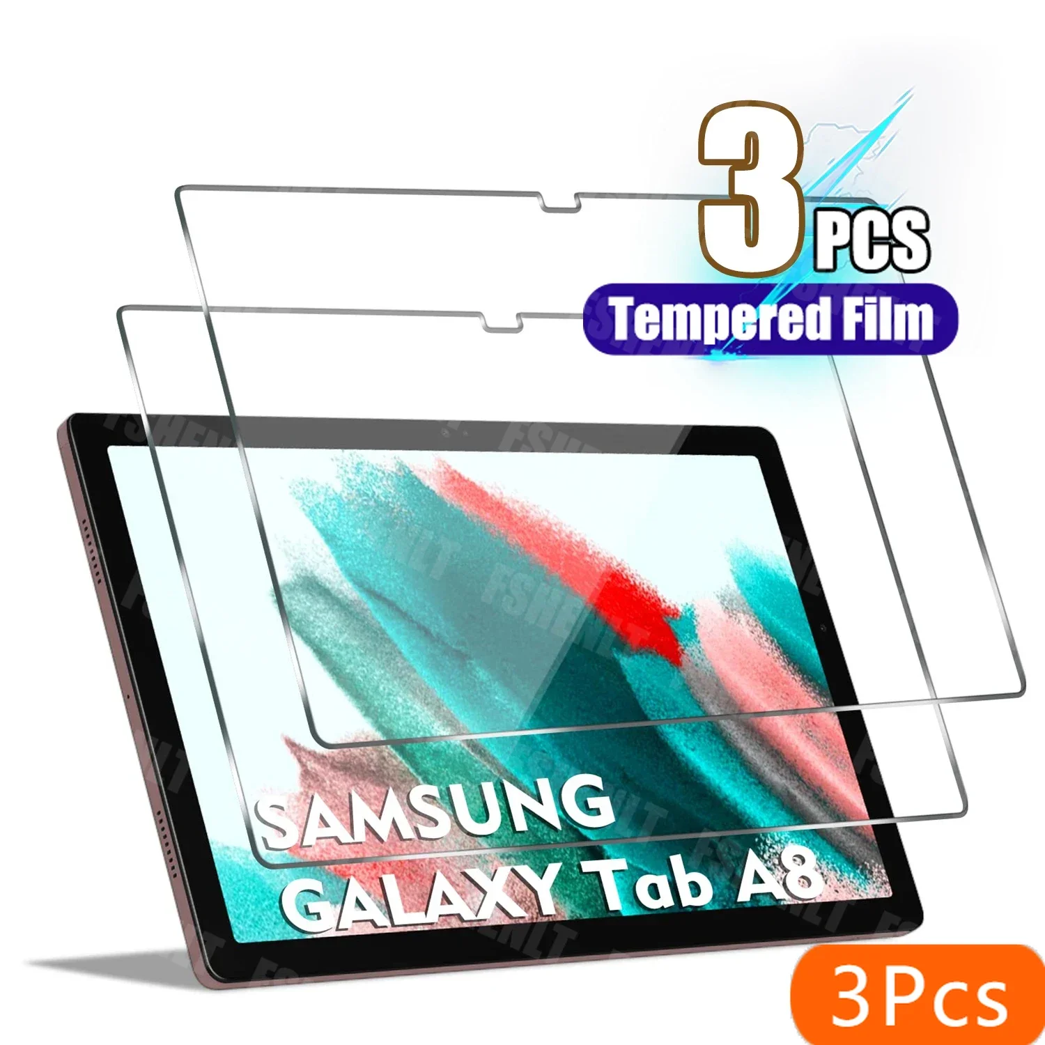 

Защитная пленка для экрана Samsung Galaxy Tab A8 10,5 дюймов 2021 (SM-X200/X205/X207) 9H, пленка из закаленного стекла с защитой от царапин, HD прозрачная
