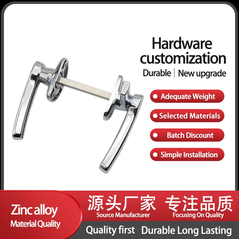 

Heavy Zinc Alloy Thickened Rotary Handle Oven Steaming Cabinet Door Handle Industrial Equipment Door Lock