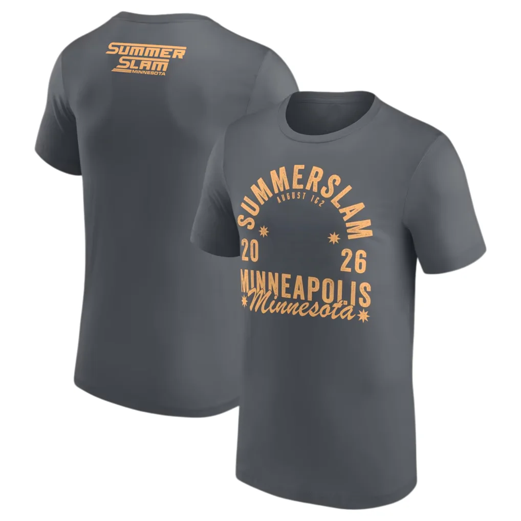 SummerSlam Minneapolis Minnesota 2026 Merch Tshirt 100%Cotton Unisex Men‘s Women's T-Shirt Y2k Popular Oversized Casual Tee