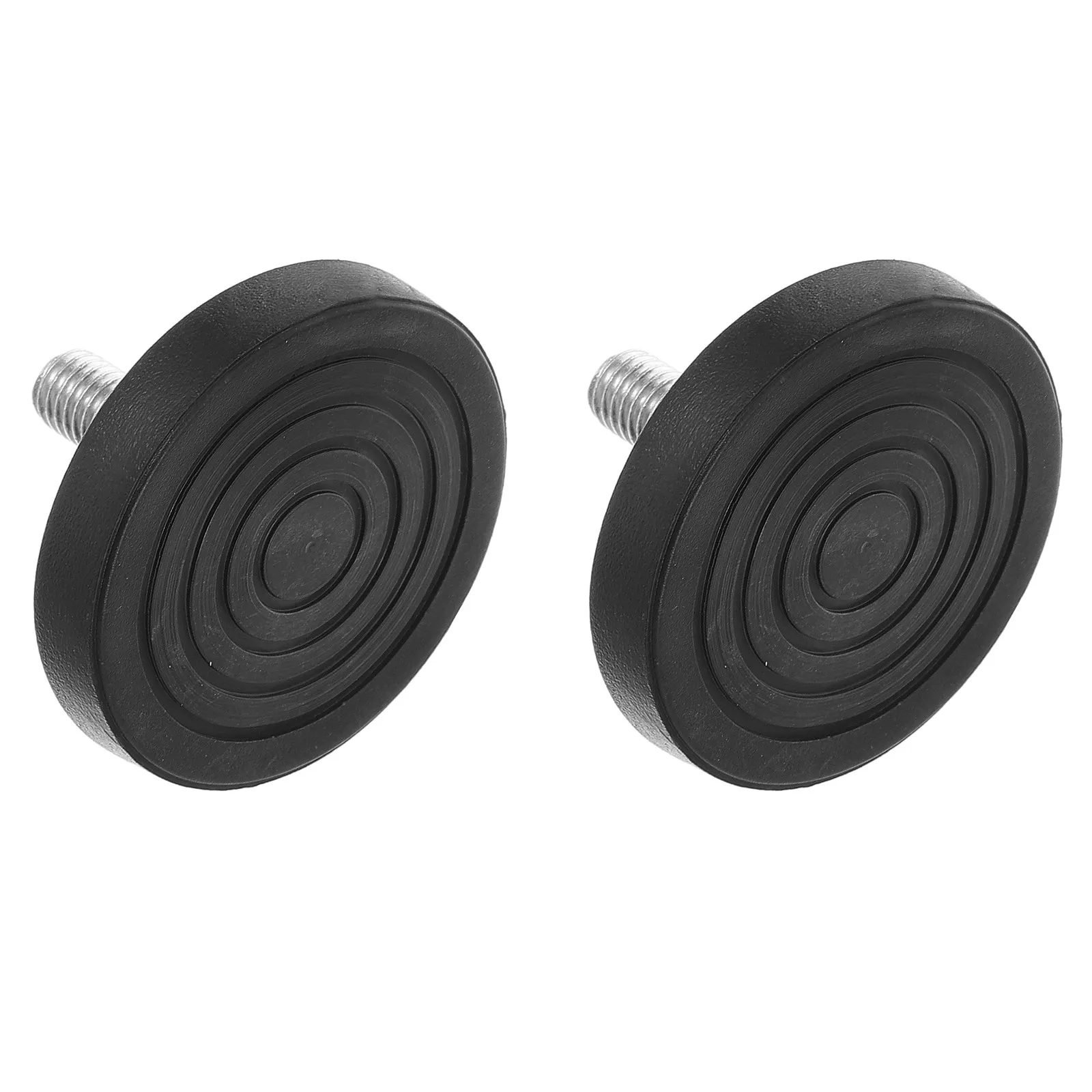 

2Pcs Anti-Slip Furniture Leveling Feet M8 M10 Screw-in Rubber Pads for Treadmill Exercise Bike Sofa Table Chair Cabinet