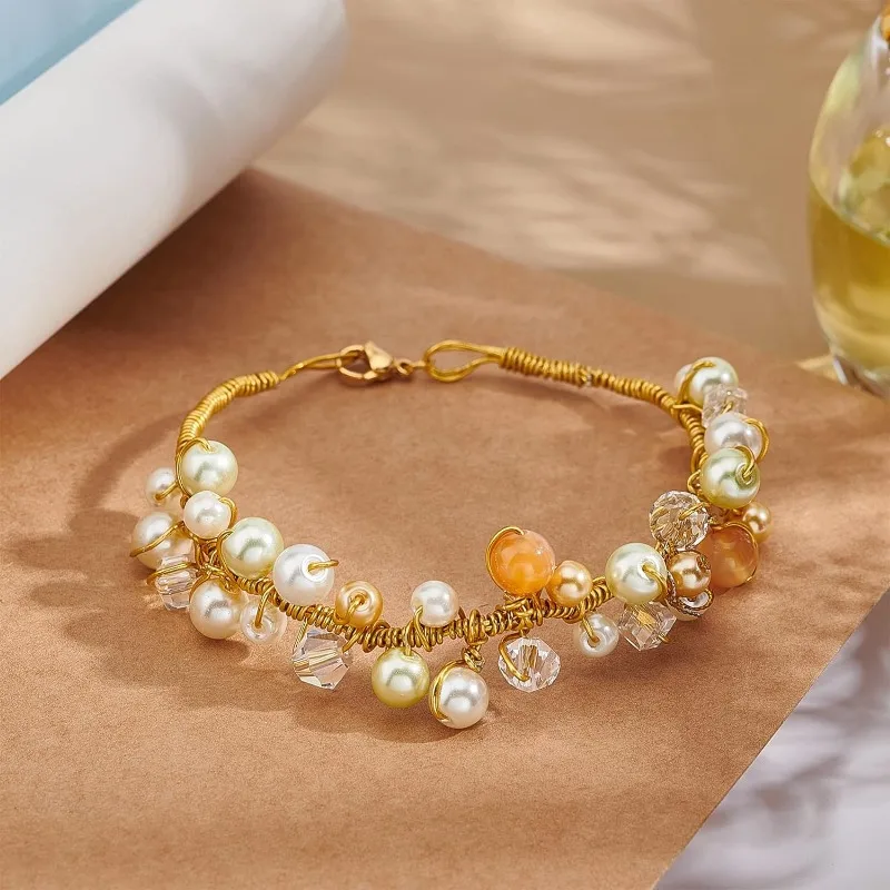 Fil d'artisanat en aluminium anodisé, artisanat de bijoux, perles exécutives, couleur florale, calibre 20, 770FT, 230mm d'épaisseur, 0.8m