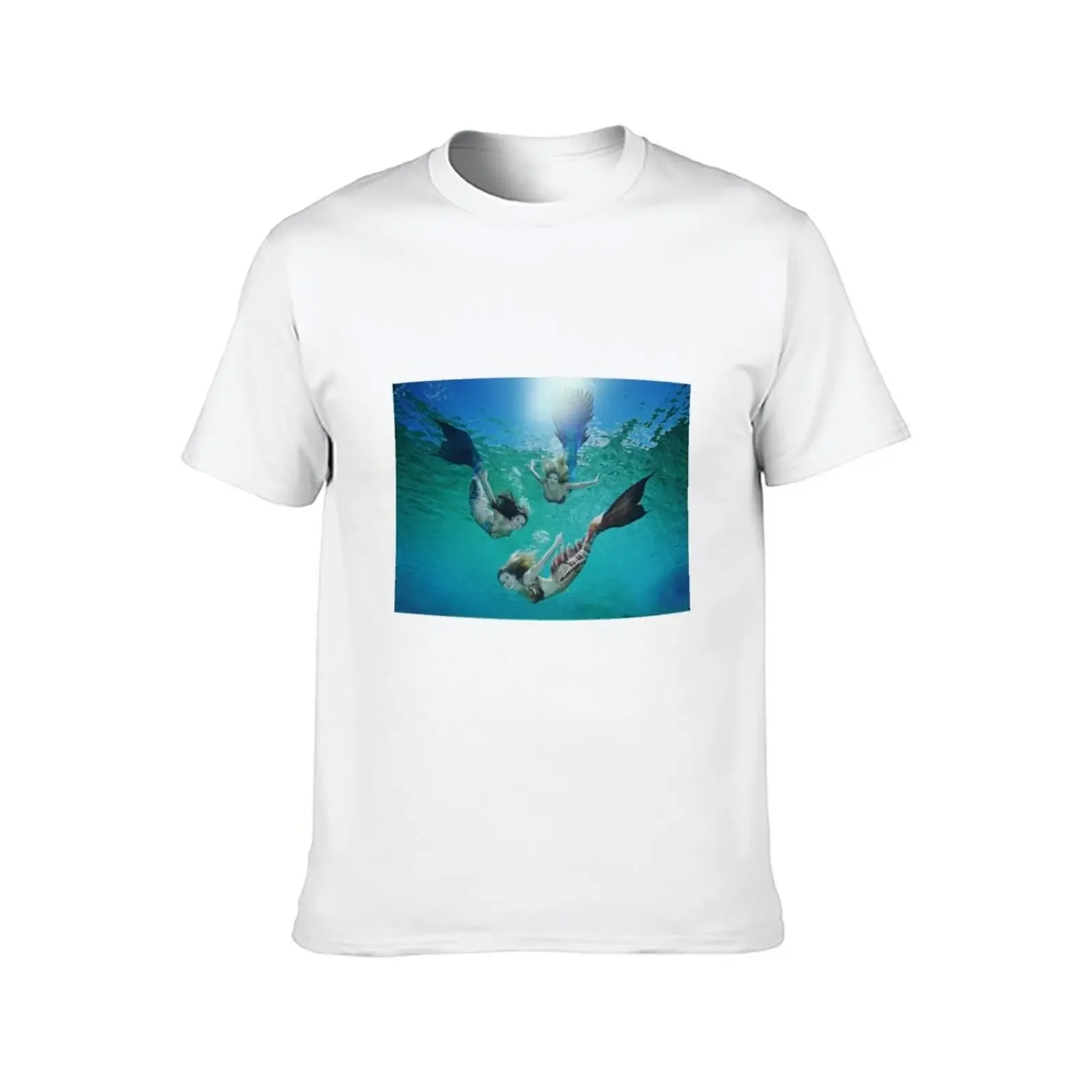 The little mermaid T-Shirt cute tops blacks men t shirts high quality